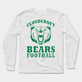 Cloudcroft Bears Football (Green) Long Sleeve T-Shirt